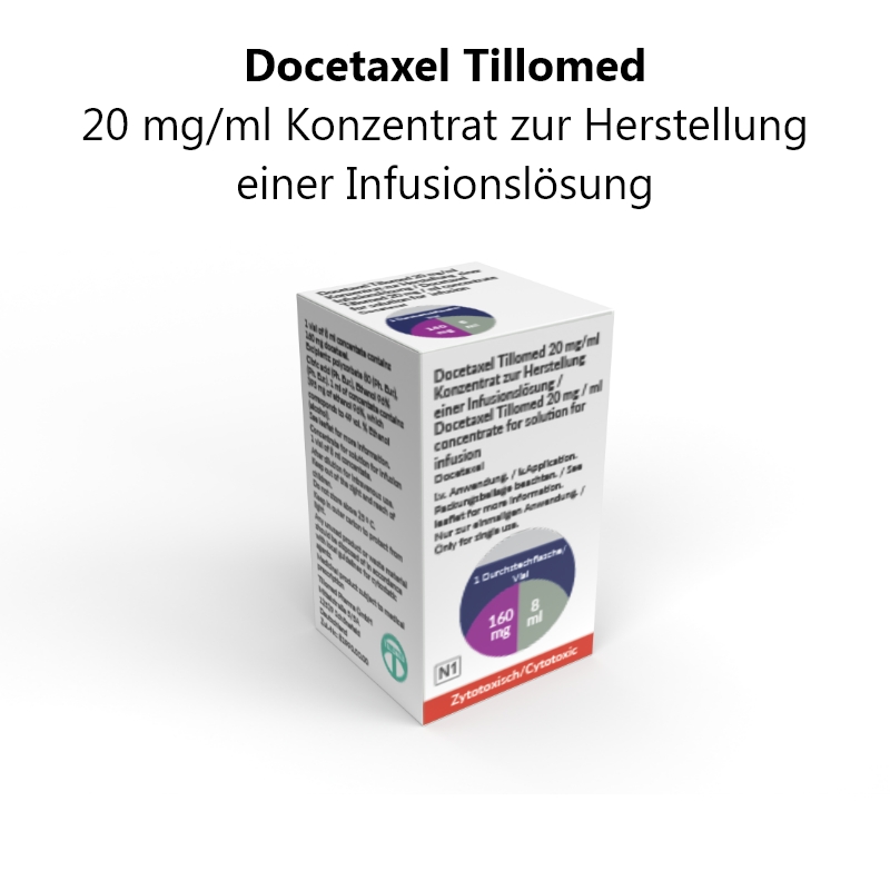 Docetaxel Tillomed 20 mg/ml Konzentrat zur Herstellung einer Infusionslösung